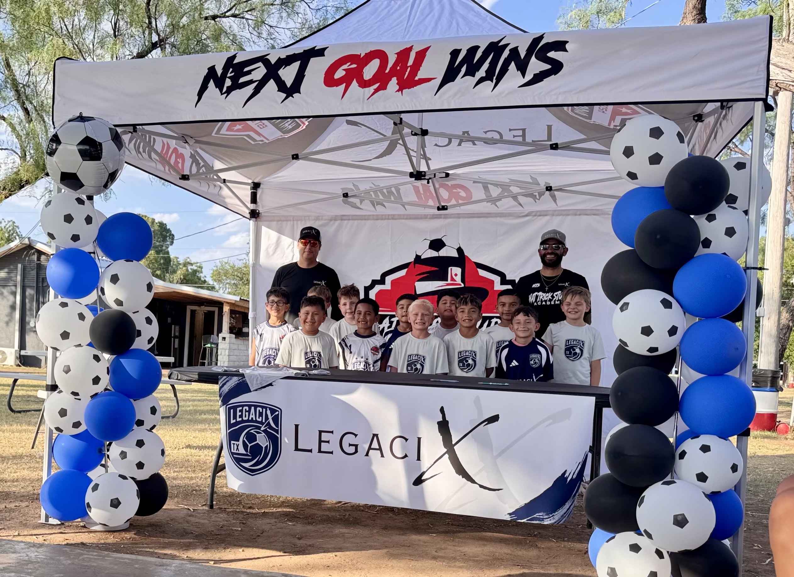 Legaci X youth soccer signing party! Hosted right here at the ranch!