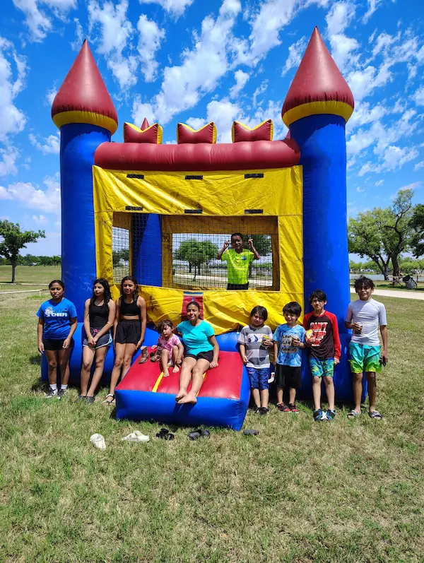 Proud to support Men of Purity during their Family Day event by donating one of our bounce houses for the kids and families to enjoy.